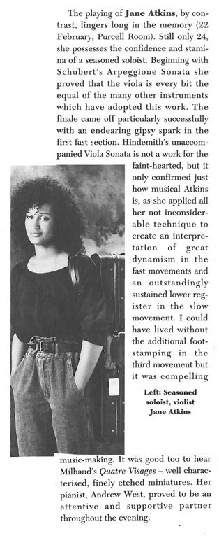 Article, 1993, The Strad