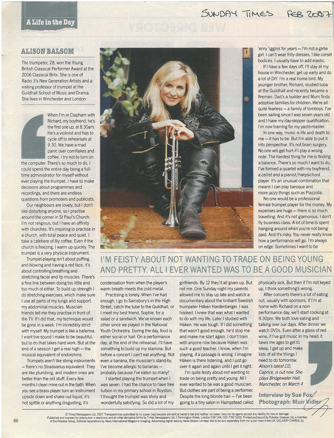Article, 2007, Sunday Times