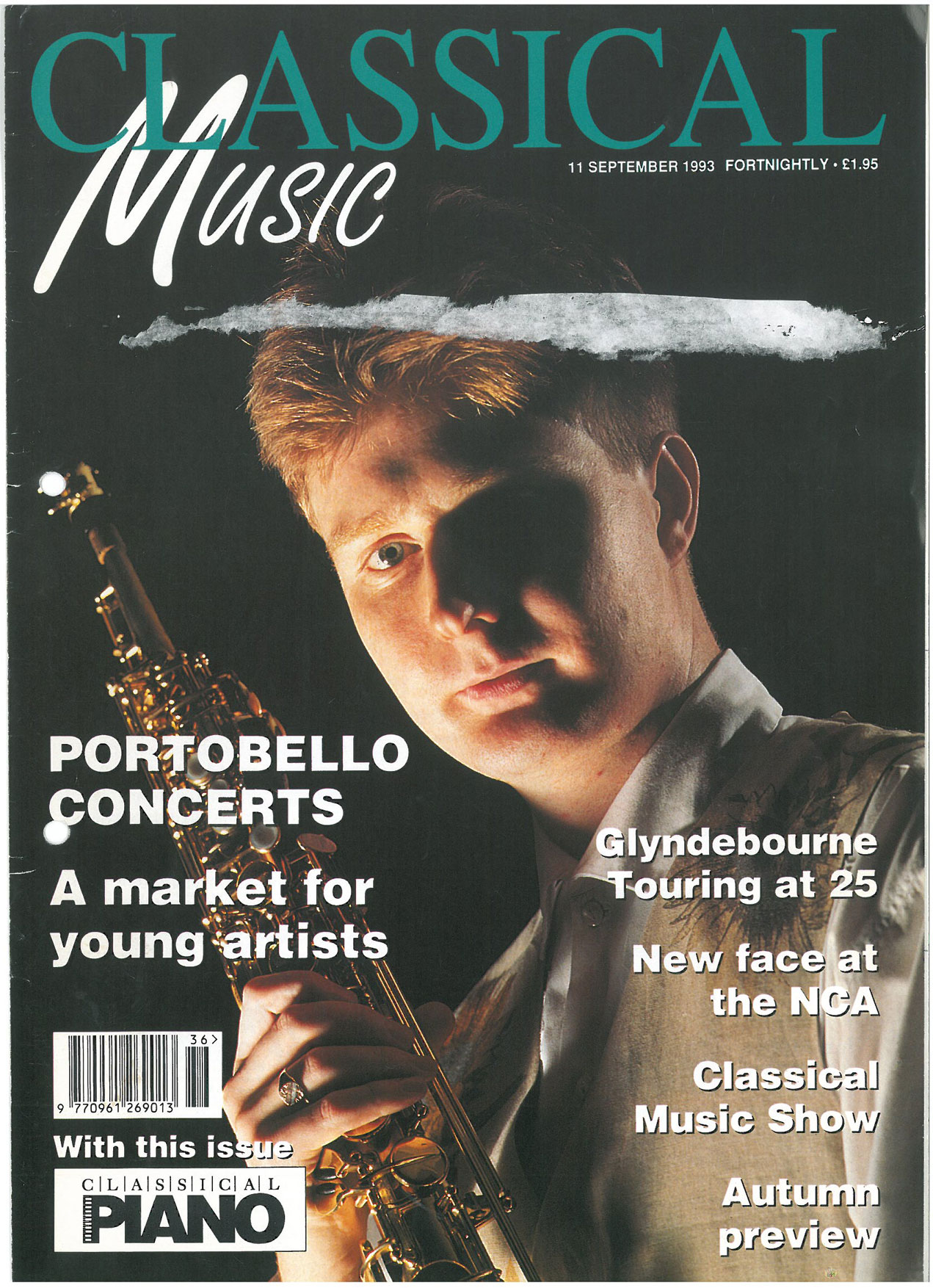 Cover, 1993, Classical Music Magazine