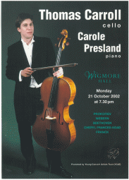 Leaflet, 2002, Wigmore Hall