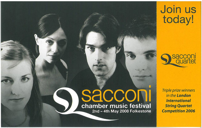 Leaflet, 2006, Sacconi Chamber Music Festival