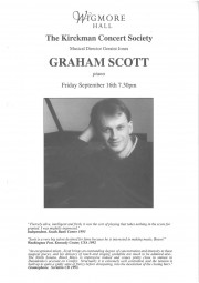 Programme, 1993, Kirckman Concert Society