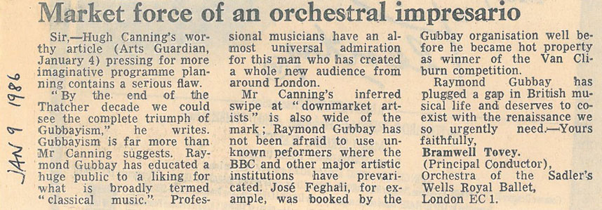 Review, 1986, The Guardian