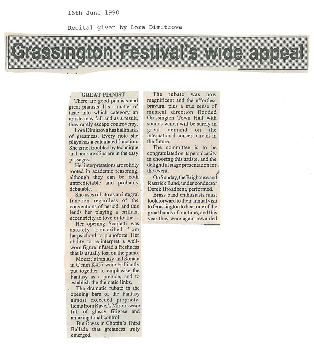 Review, 1990, Grassington Festival