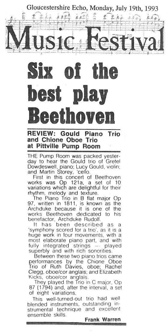 Review, 1993, Gloucestershire Echo
