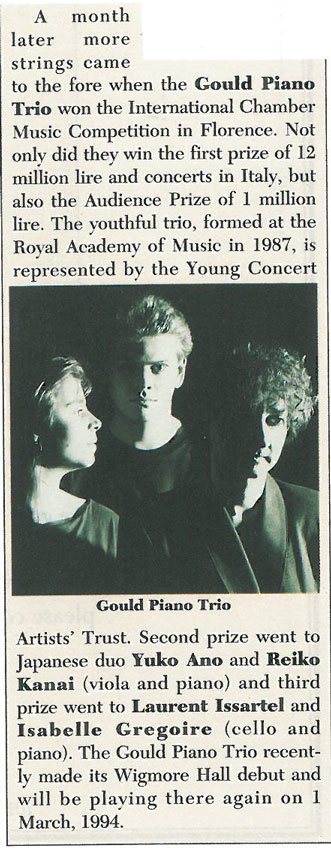 Review, 1993, The Strad