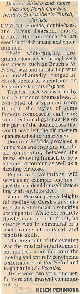 Review, 1997, The Cumberland News