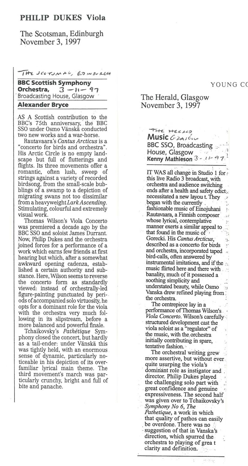 Review, 1997, The Scotsman and The Herald