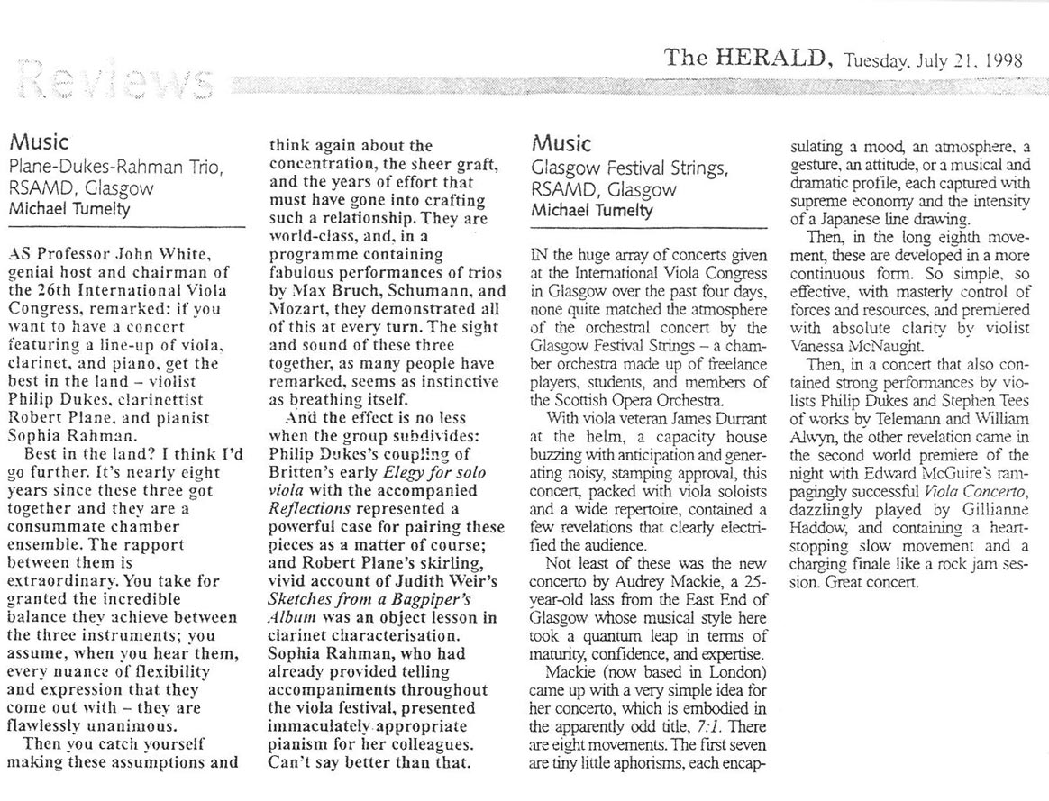 Review, 1998, The Herald