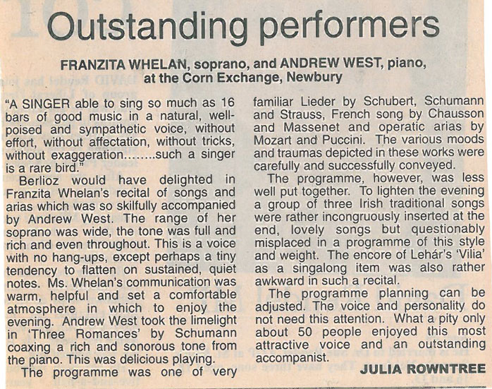 Review, 1999, Newbury Weekly News