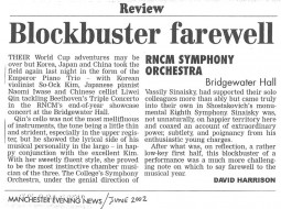 Review, 2002, Manchester Evening News