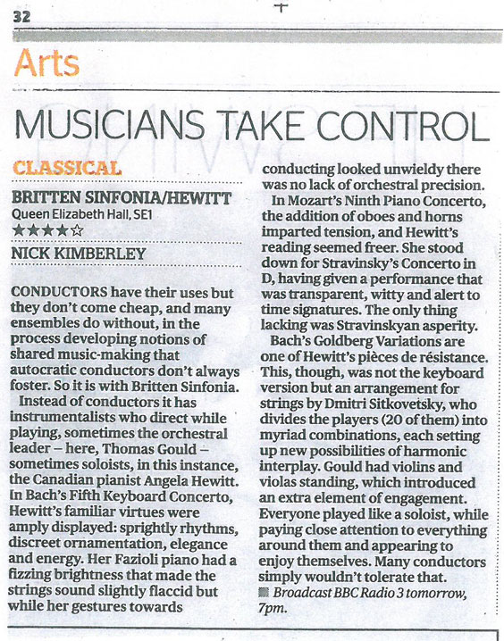 Review, Evening Standard