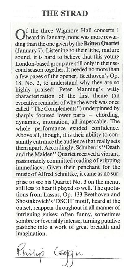 Review, The Strad