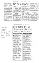 Reviews, 1999, Torquay and Portsmouth
