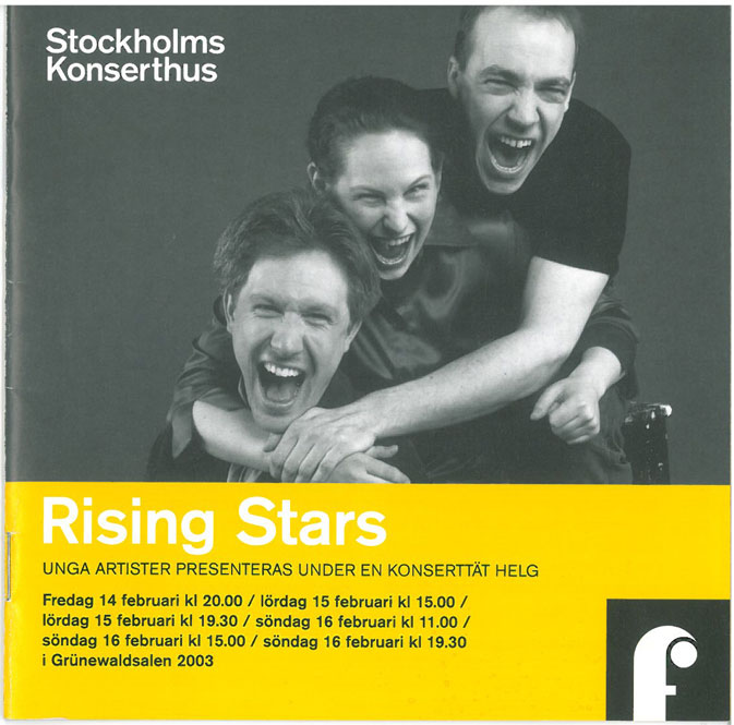 Programme, 2003, Stockholms Konserthus