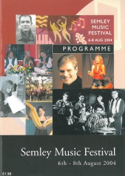 Programme, 2004, Semley Music Festival