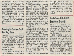 Review, 1988, Yorkshire Post