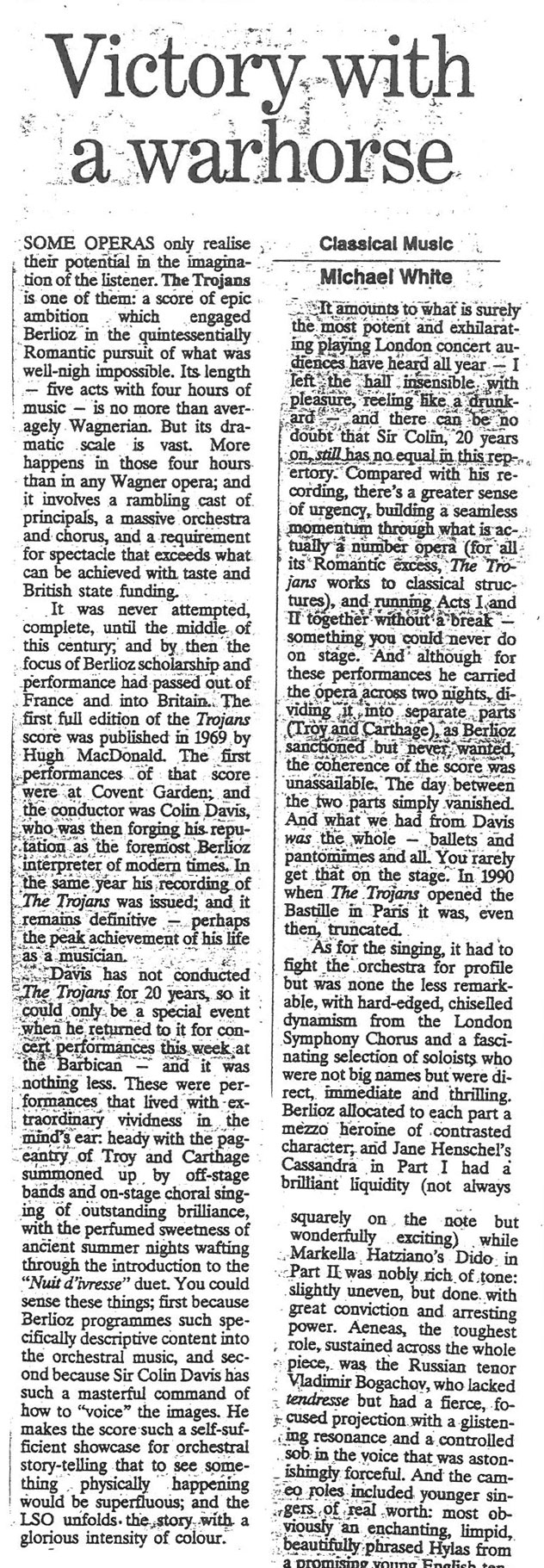 Review, 1993, The Independent on Sunday