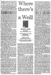 Review, 1999, The Independent on Sunday