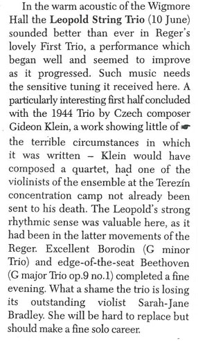 Review, 1999, The Strad