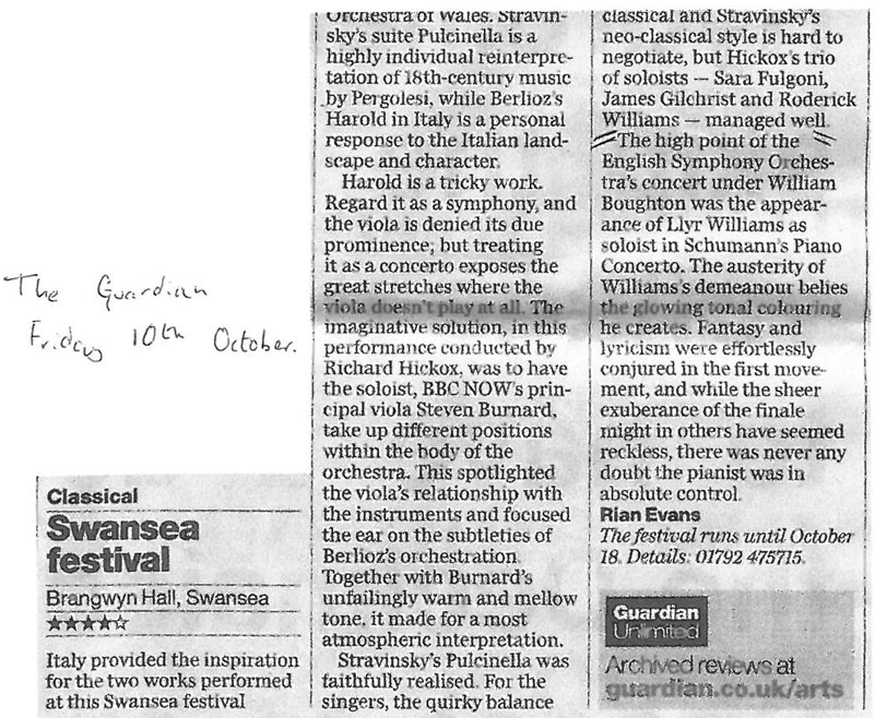 Review, 2003, The Guardian