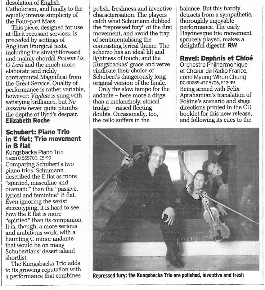 Review, 2006, The Daily Telegraph