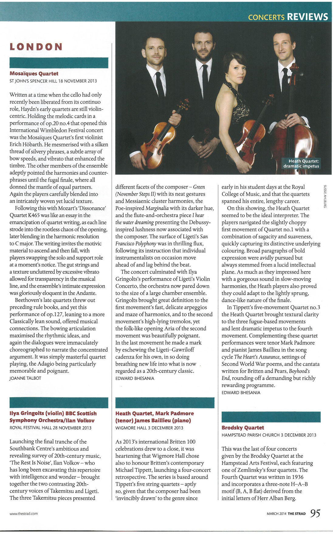 Review, 2014, The Strad
