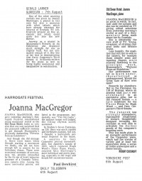 Reviews, 1986, Harrogate Festival