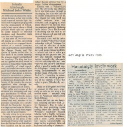 Reviews, 1988, Aldeburgh Festival