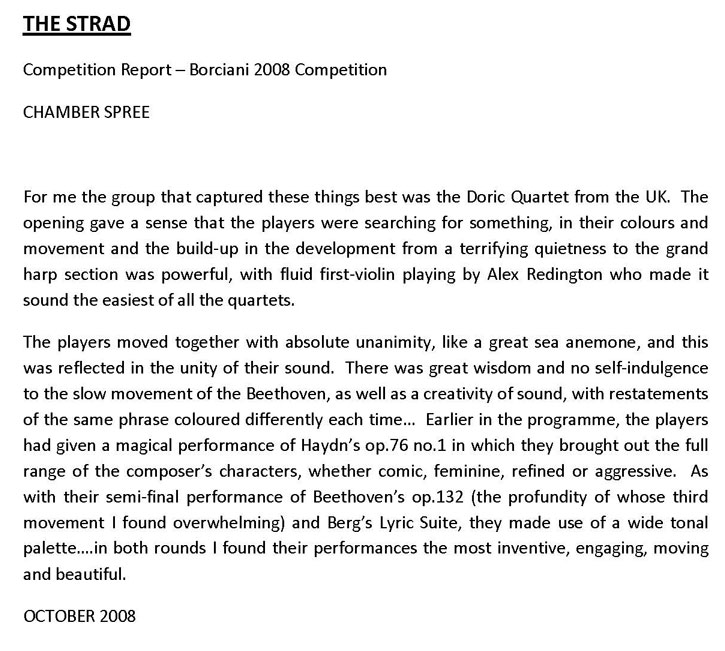 Review, 2008, The Strad