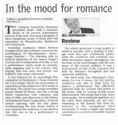 Review, 2006, Canberra Times