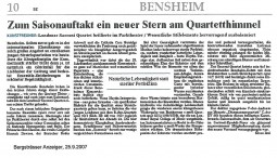 Review, 2007, Bergstrasser Huzeiger