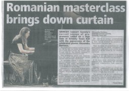 Review, Grimsby Concert Society