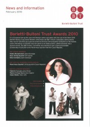 News, 2010, Borletti-Buitoni Trust