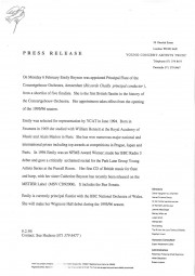 Press Release, 1995, YCAT