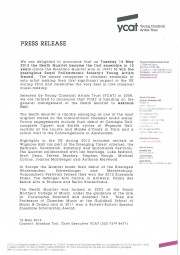Press Release, 2013, YCAT