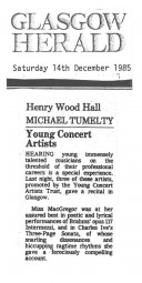 Review, 1985, Glasgow Herald